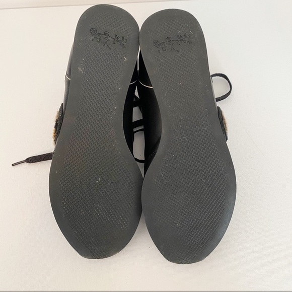 Coach Rebecca Varsity Black/Saddle Tan Sneakers - Picture 10 of 14